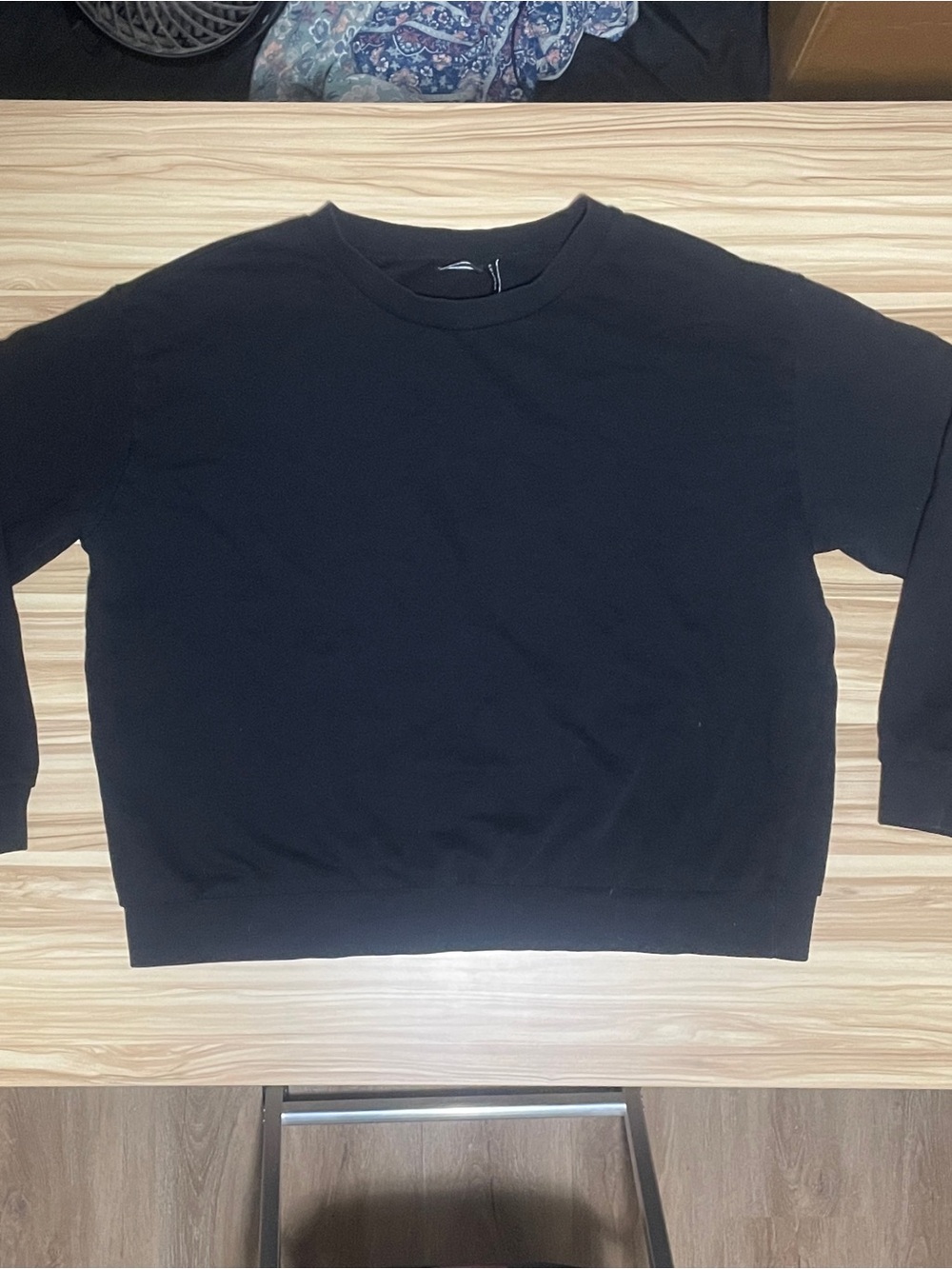 ASOS Black Crewneck Sweatshirt